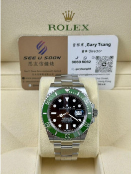 二手 ▶️ Rolex 勞力士 Submariner Date ◀️ 綠黑 126610LV 2023年錶 (41mm)
